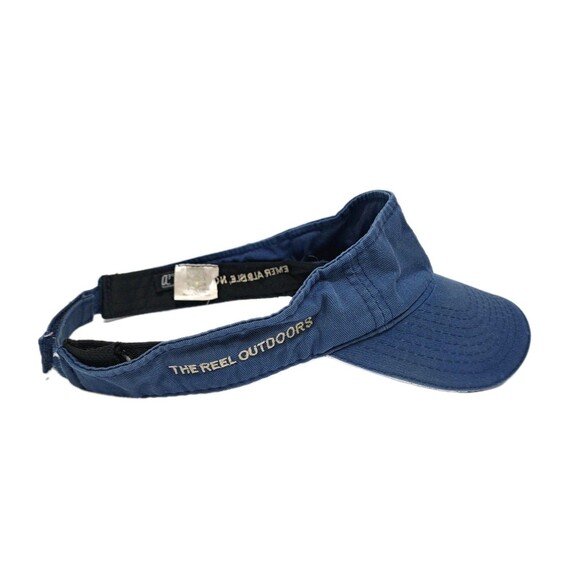 Calcutta Fishing Visor Skull Crossbones Adjustable Hat Cap Emerald Isle Carolina - Picture 4 of 6